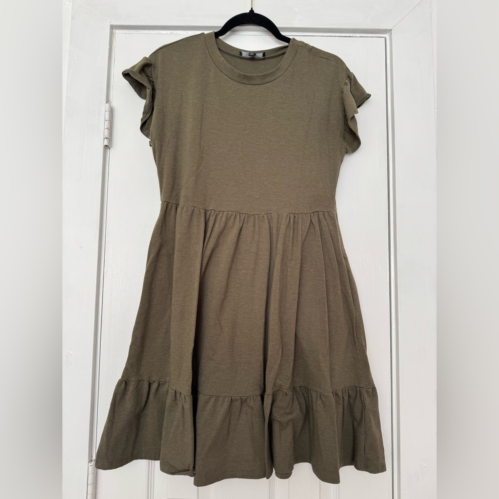 Lulu's Women’s Dress in Earthy Green